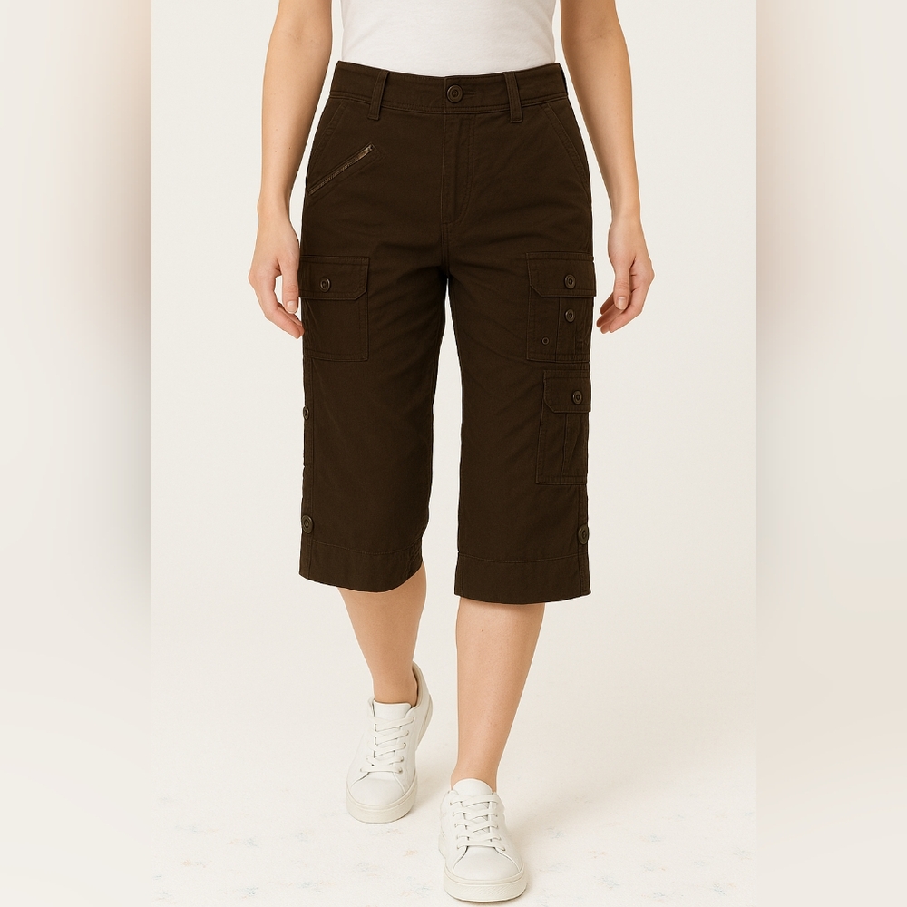 Women's Brown Capris
